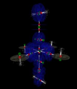 The iron atom. Found at http://www.nevyns-lab.com/mathis/app/AtomicViewer/AtomicViewer.php