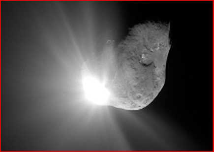 Comet Tempel 1 energetic explosion