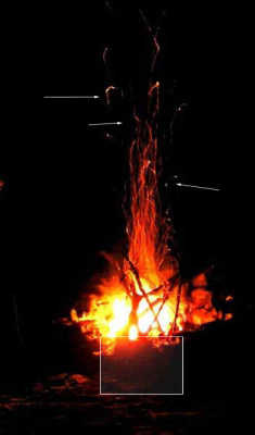 Explosive charged filaments