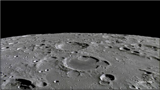 Lunar South polar area