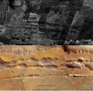 mars and earth crater chains.jpg