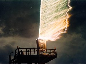 Triggered lightning, courtesy University of Florida